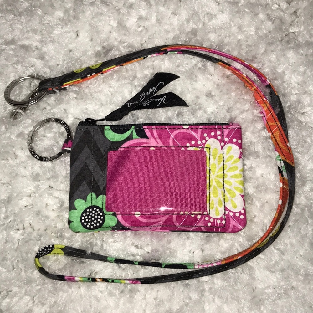 Vera Bradley Zip ID Case & Lanyard